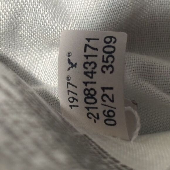 American Eagle Women's Denim Baggy Jeans Size 12 Regular Blue High-Rise Comfy - Picture 2 of 15